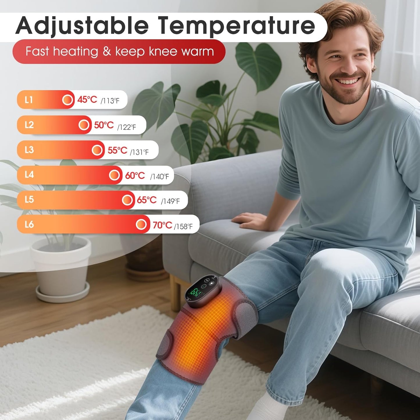 Cozy Cordless Knee Massager