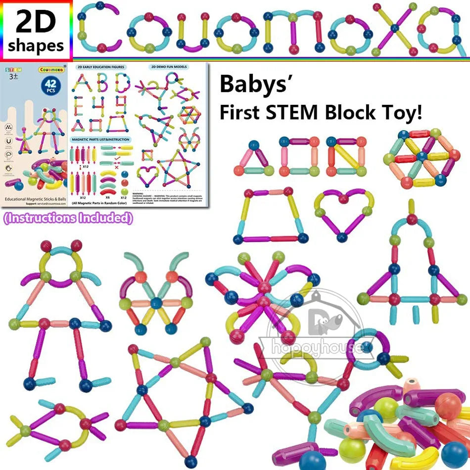 Magnetic Building Adventure Set