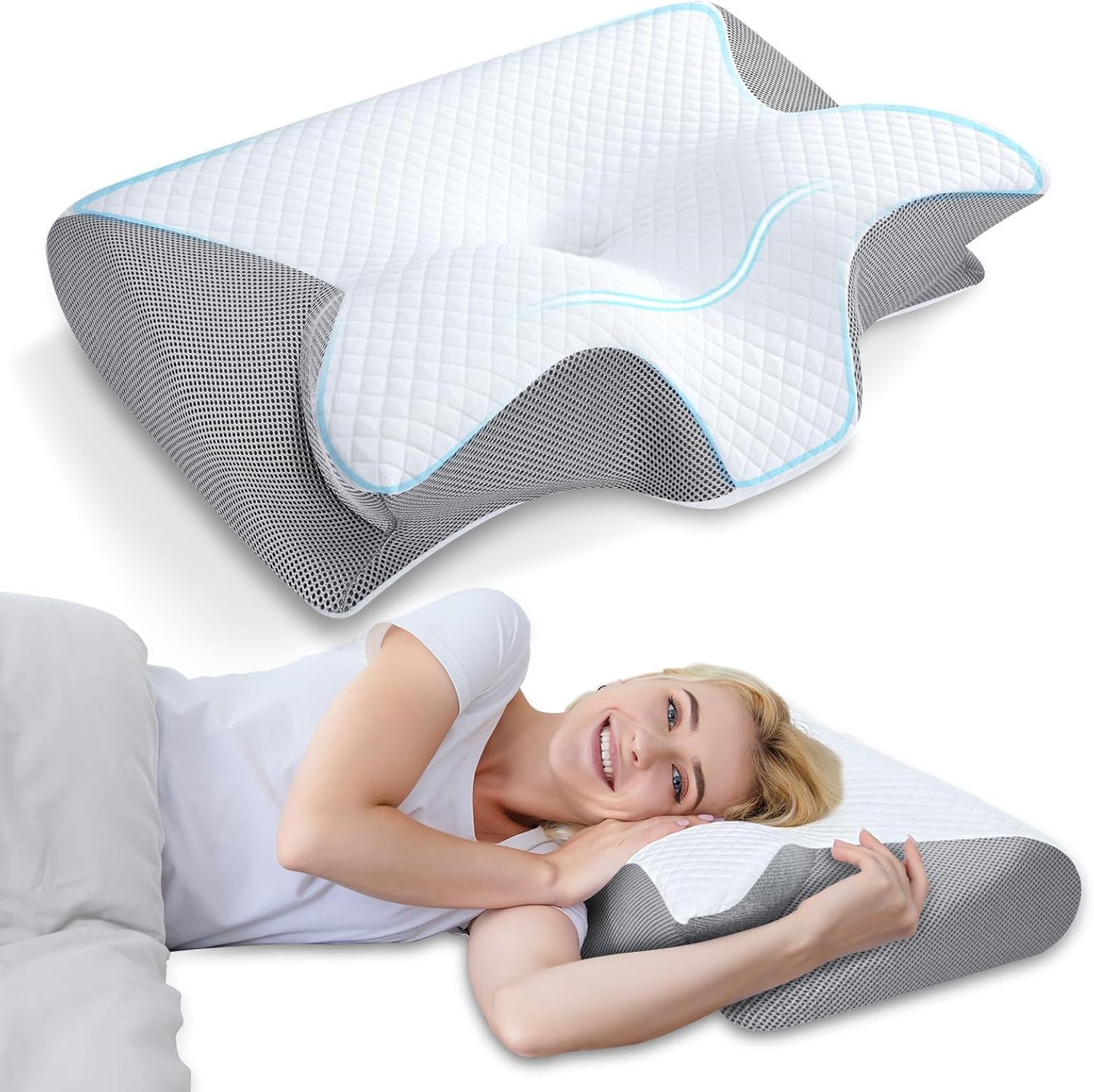 ComfortCloud Neck Support Pillow