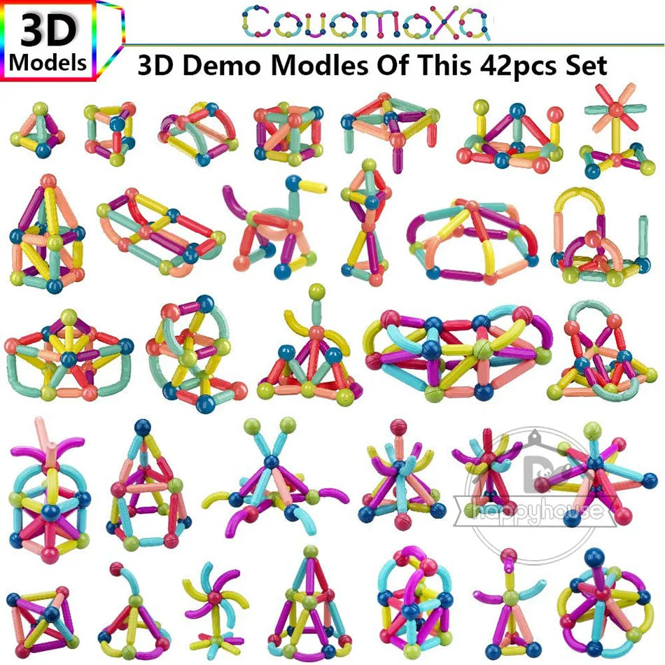 Magnetic Building Adventure Set
