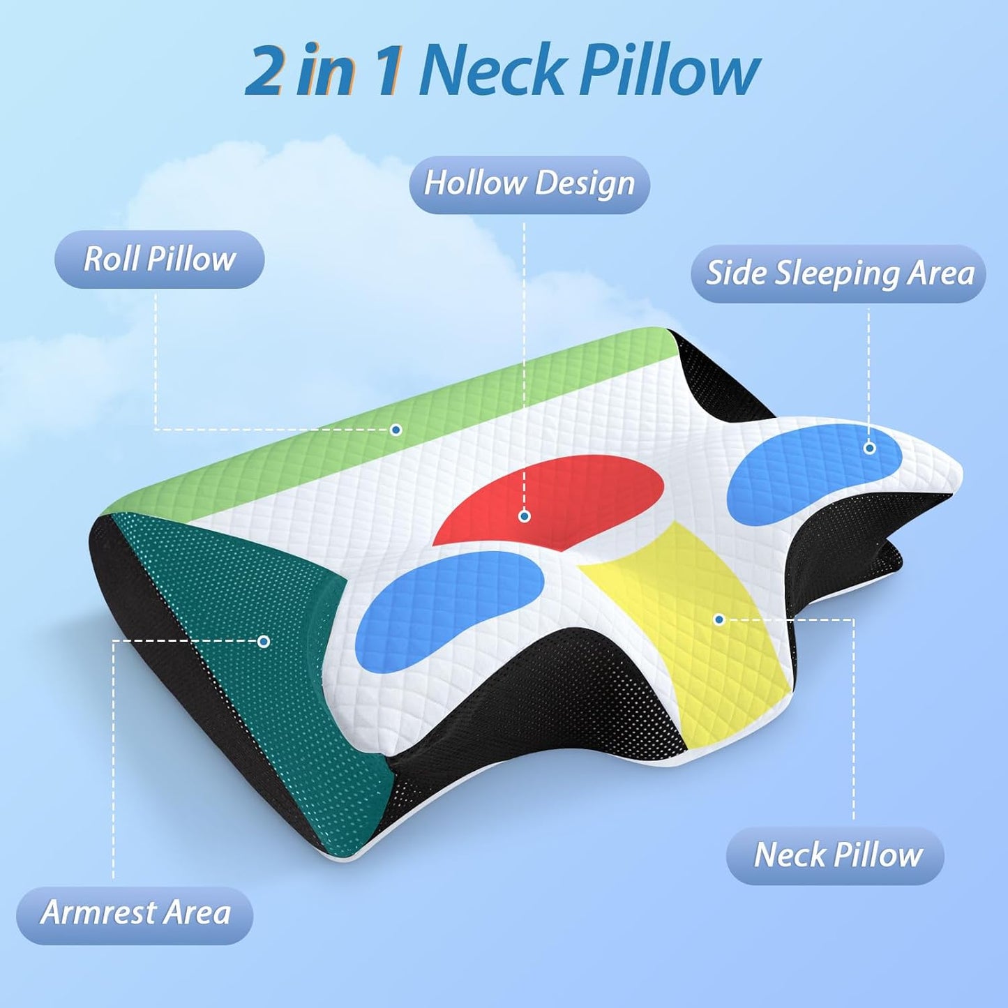 ComfortCloud Neck Support Pillow