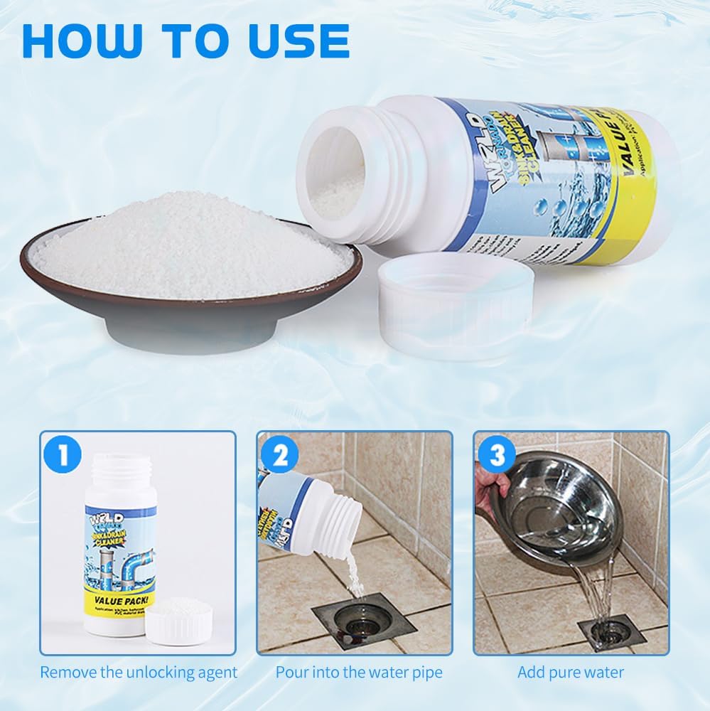 Magic Drain Unclogger Powder