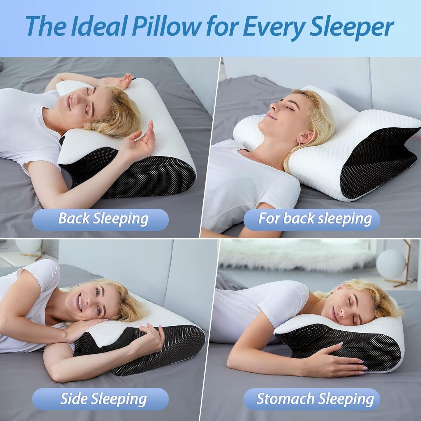 ComfortCloud Neck Support Pillow