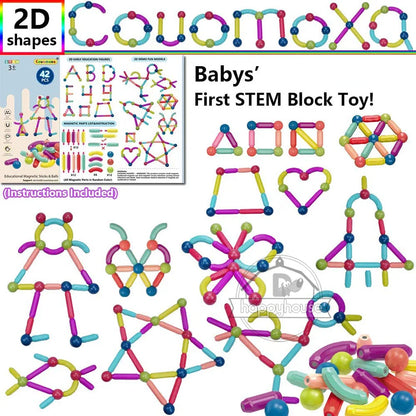 Magnetic Building Adventure Set