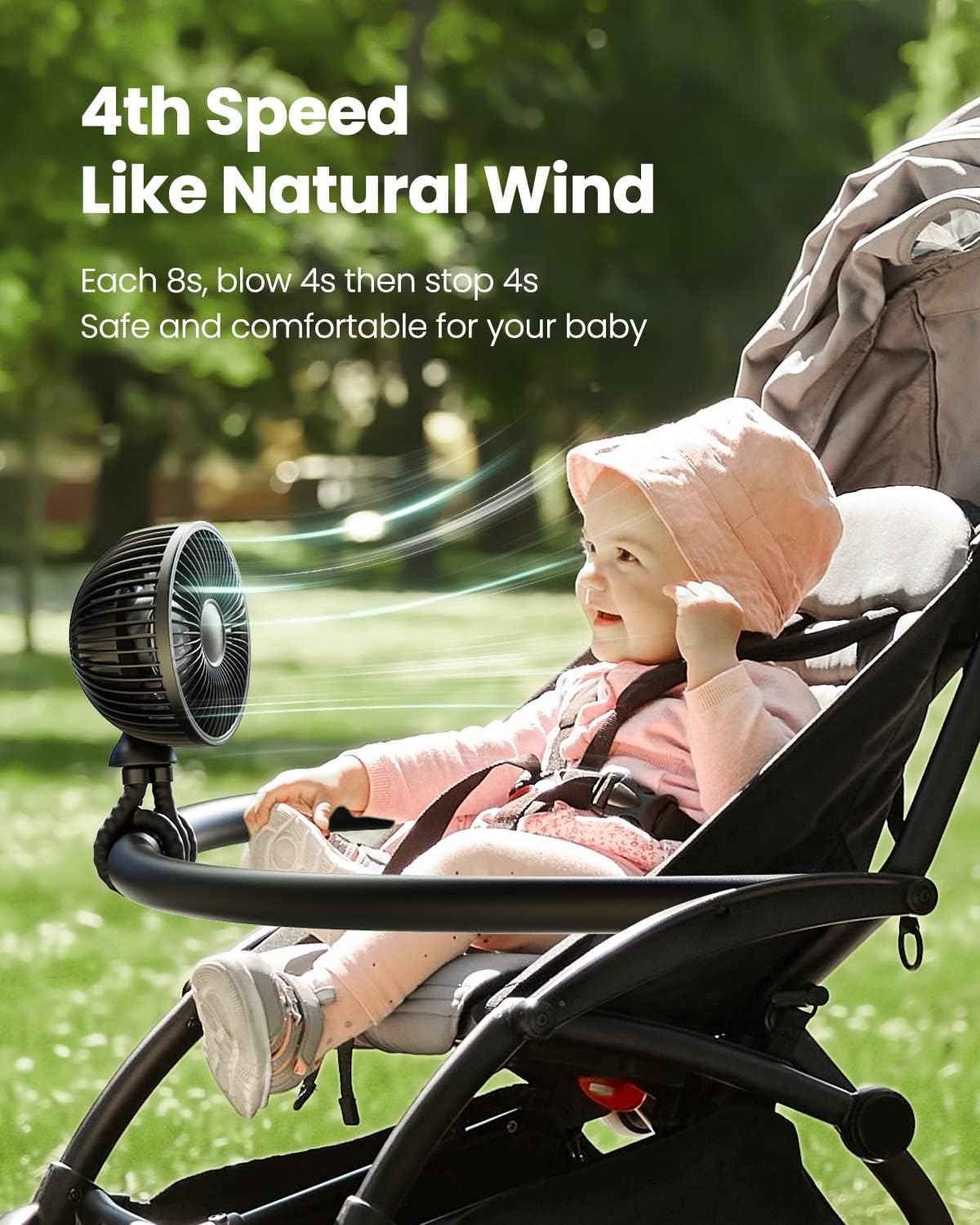Cool Breeze Baby Stroller Fan