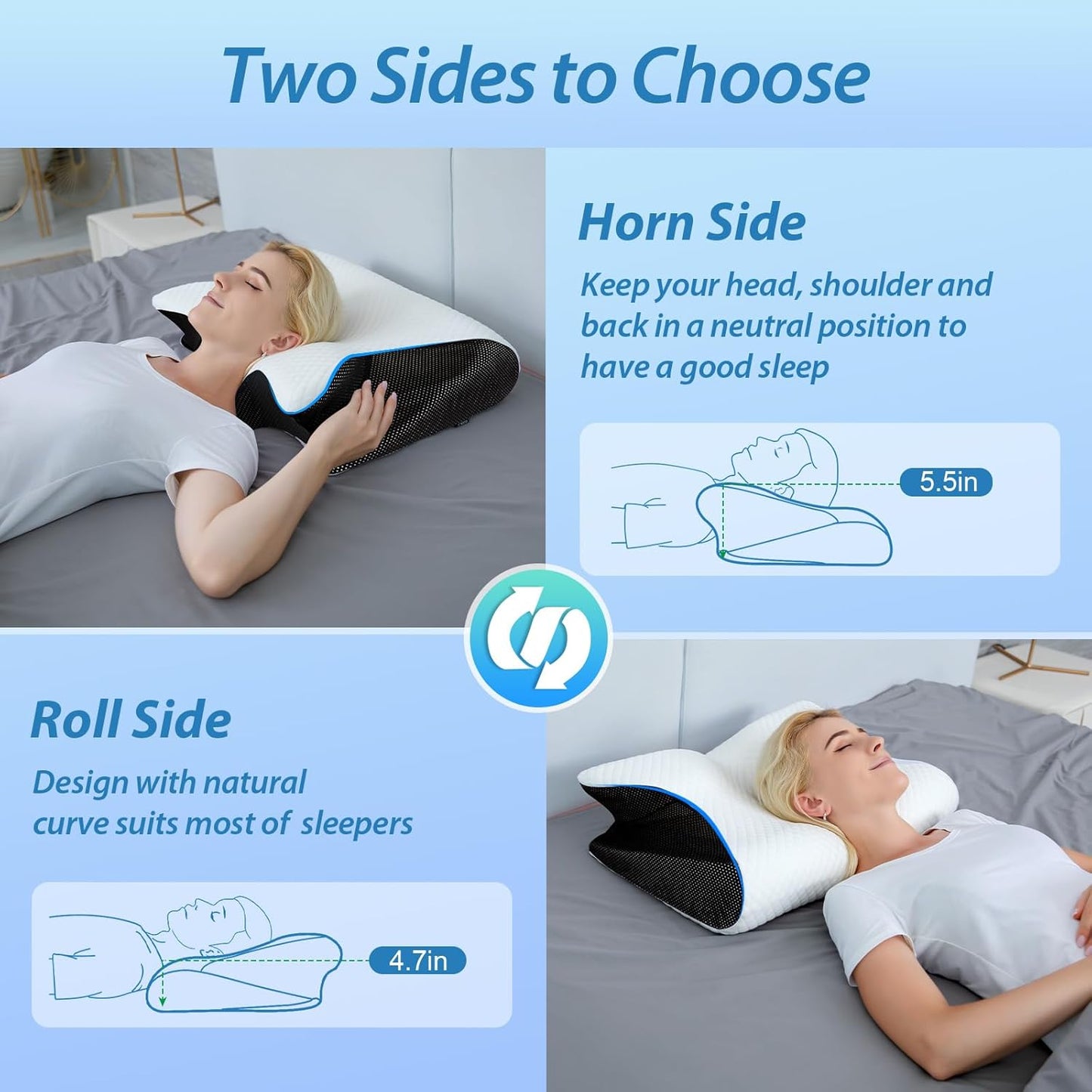 ComfortCloud Neck Support Pillow